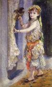 Young Girl with a Falcon renoir